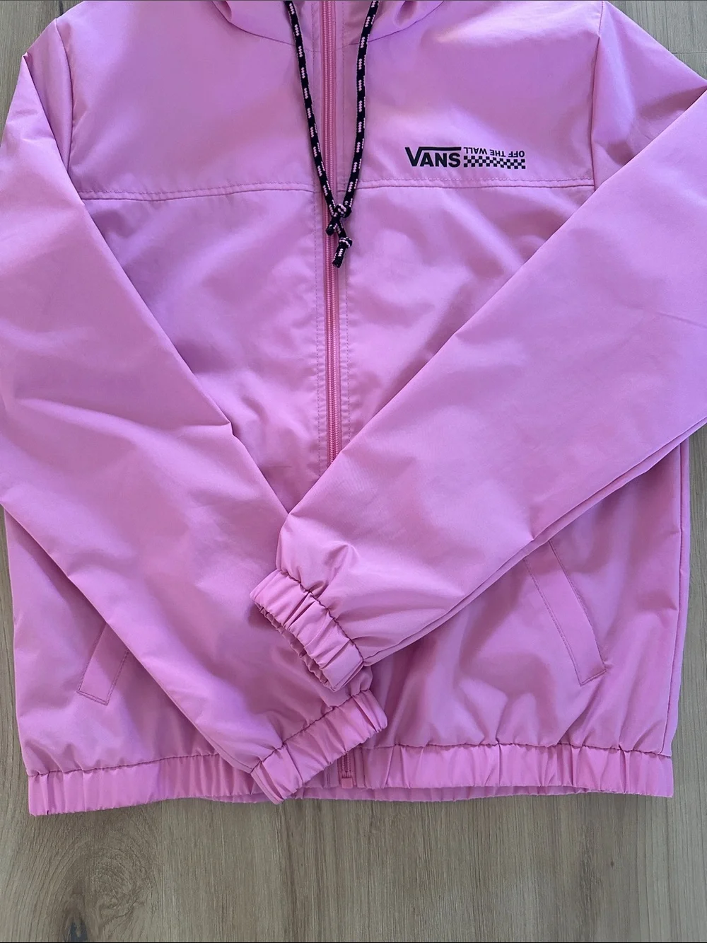 Vans Pink Hooded Rain Jacket for Kids